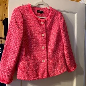 Hot pink Talbots blazer